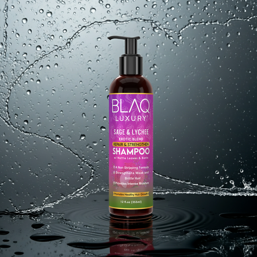 Sage & Lychee Shampoo | Infused w/ Biotin & Nettle to Repair