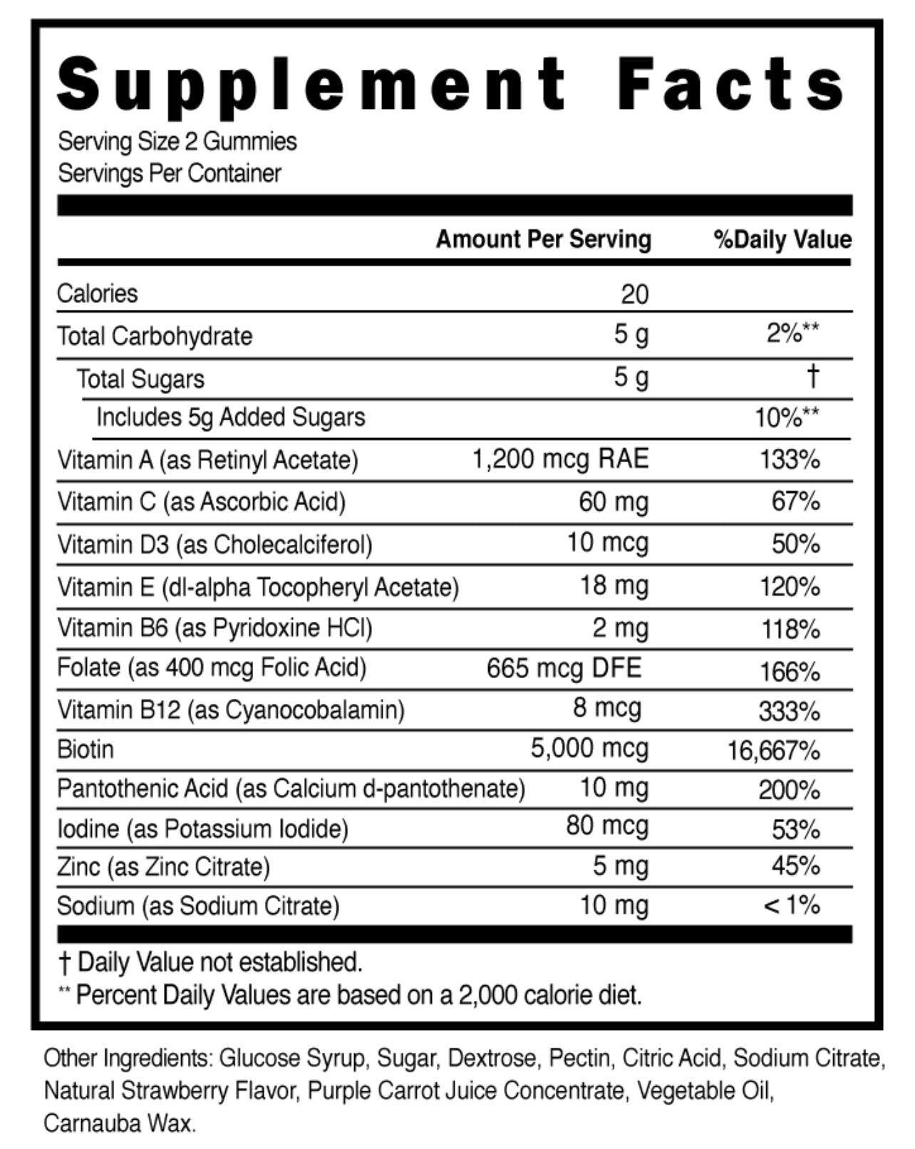 Healthy Hair Adult Gummies-Vitamins