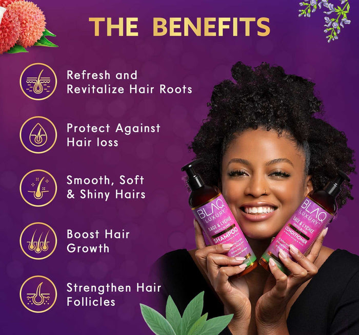 Sage & Lychee Conditioner- For Hair Thickening