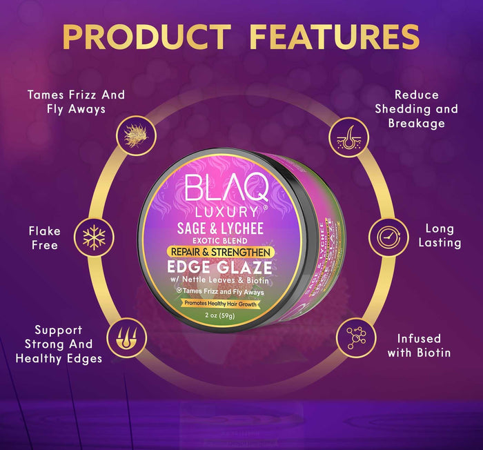 Sage & Lychee Edge Glaze- For Healthy Edges