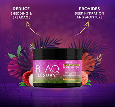 Masque capillaire réparateur et fortifiant à la sauge et au litchi