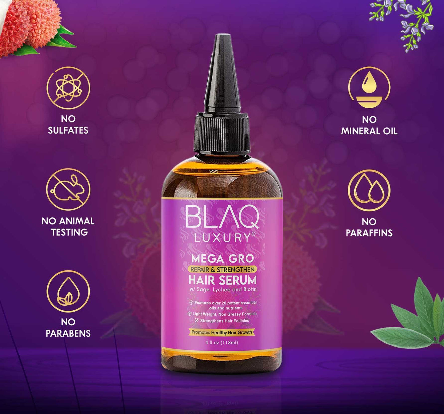 Mega Gro Hair Serum- For Hair Growth