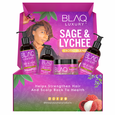 Sage & Lychee Wash and Style Bundle